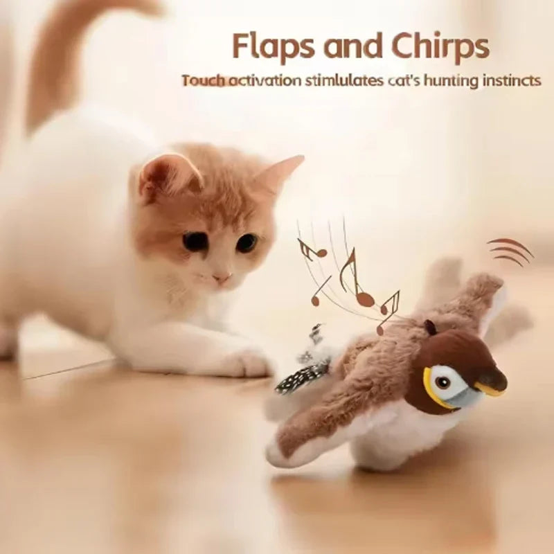 Chirping & Flapping Bird Cat Toy — product view 3