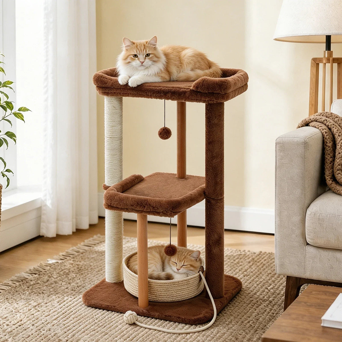Wood Cat Tree